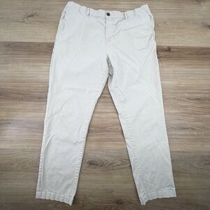 Bear Bottom Jogger Pants Mens 2XL (36x30) Beige Chino Stretch Tapered Casual